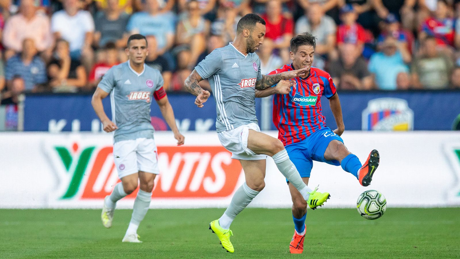Fotbalisté Viktorie remizovali s Olympiakosem Pireus 0:0