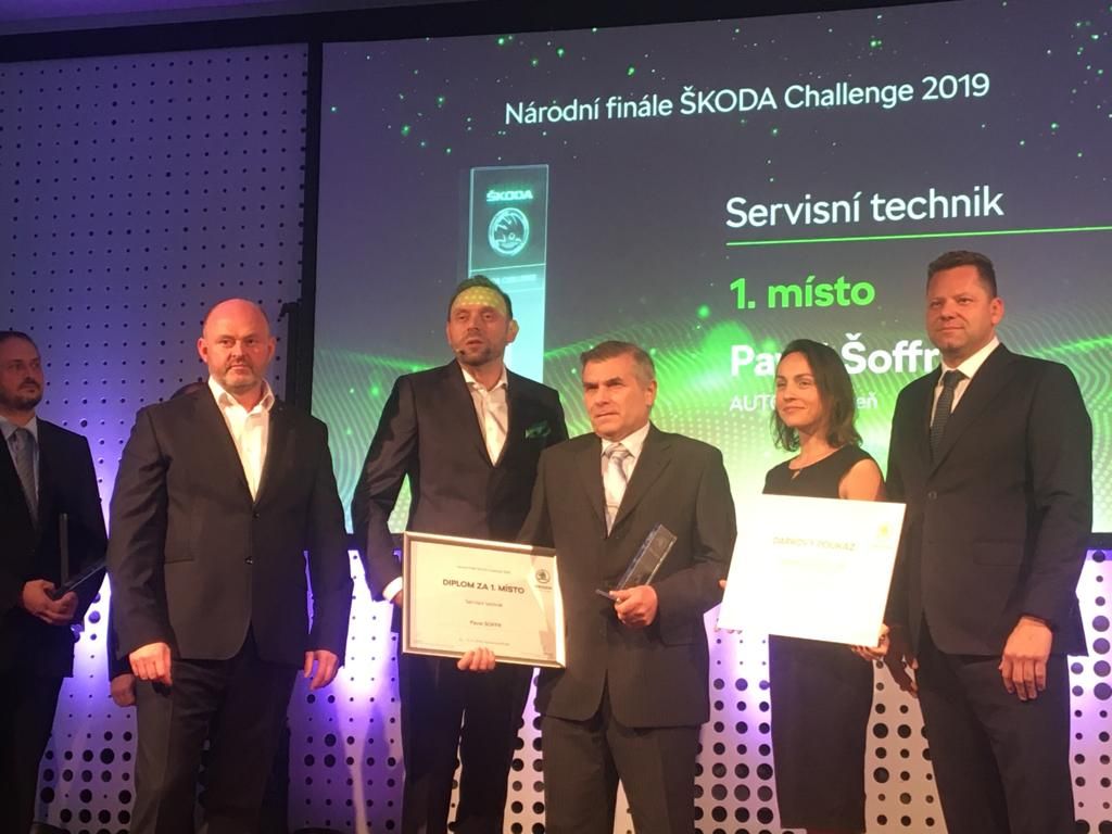 Plzeňská společnost Auto CB získala dvě zlata a jedno stříbro v prestižní soutěži ŠKODA Challenge