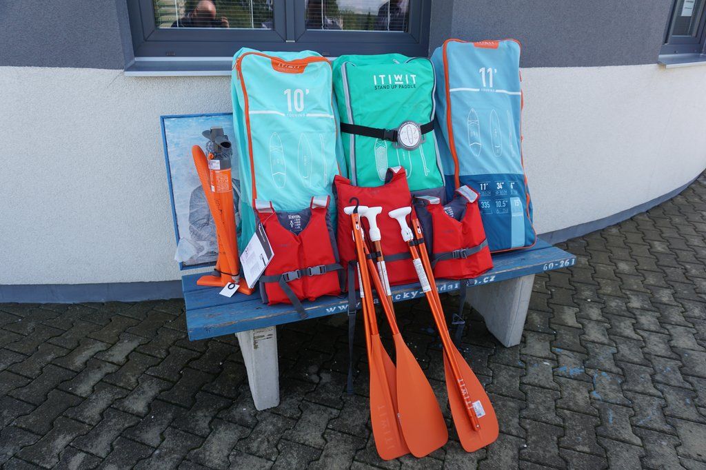 Sportovní areál Škodaland má vybavení na paddleboarding
