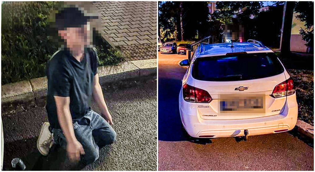Opilý řidič v Plzni narazil, svědek ho zastavil
