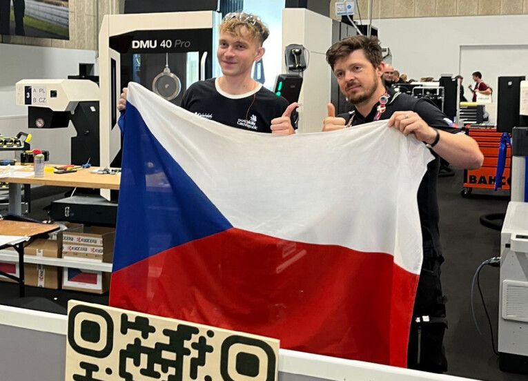 Plzeňský student Martin Češka zazářil na EuroSkills v CNC frézování