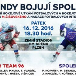Charitativní hokejové utkání „Legendy bojují společně“ již tento pátek