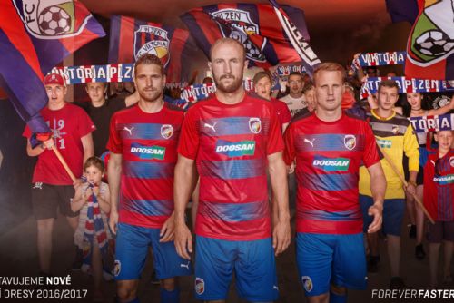 Foto: FC Viktoria Plzeň a PUMA představují nové dresy pro sezónu 2016/2017
