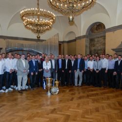 Město poděkovalo sportovcům, na radnici byli i viktoriáni