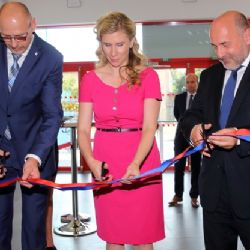 Viktoria otevřela severní věž Doosan Areny
