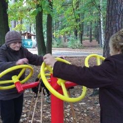Cvičební prvek volant– Cvičení v rámci projektu Jedeme dál