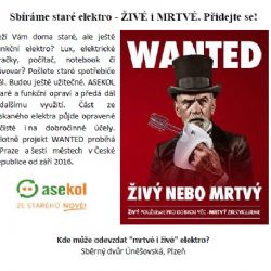Staré spotřebiče odevzdejte, mohou ještě posloužit někomu jinému