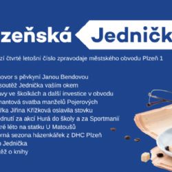 Titulní stranu zpravodaje ozdobil čtenářův snímek labutě na Boleváku
