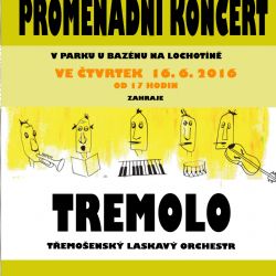V parku U Bazénu zahraje Tremolo