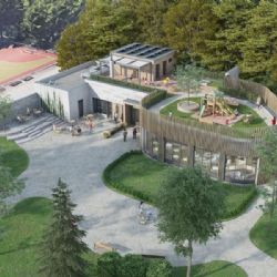 Začala stavba objektu pro dětskou skupinu u Košuteckého jezírka
