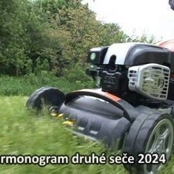 Harmonogram druhé seče travnatých ploch 2024