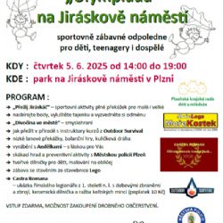 Na Jiráskově náměstí se uskuteční Olympiáda