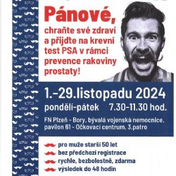 Preventivní vyšetření prostaty zdarma v rámci kampaně Movember