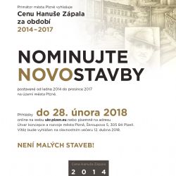 Primátor města Plzně vyhlašuje architektonickou soutěž za období 2014–2017