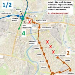 Dlouhodobá výluka a rekonstrukce tramvajové trati ve Zbrojnické ulici