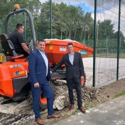 Na Nové Hospodě vzniká beachvolejbalové hřiště