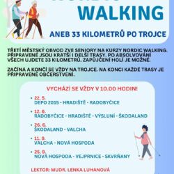 Obvod připravil pro seniory vycházky Nordic Walking