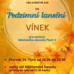 Obvod zve seniory na Podzimní taneční vínek