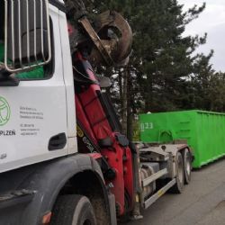 Obyvatelé Skvrňan budou opět moci využít velkoobjemové kontejnery