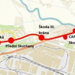 Výluka tramvajové dopravy na lince 2