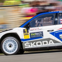 Rally Český Krumlov: Jan Kopecký s vozem ŠKODA FABIA R5 vyhrál popáté