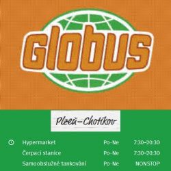 Globus Plzeň mění otevírací dobu 