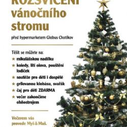 Rozsvícení vánočního stromu v Globusu