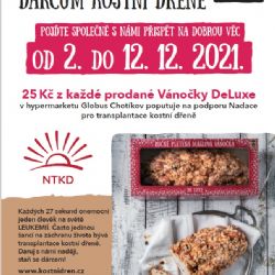S Globusem se můžete zapojit a podpořit Nadaci Transplantace Kostní Dřeně. 