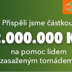 Soucítíme se všemi, kterých se dotkla živelná katastrofa na jižní Moravě