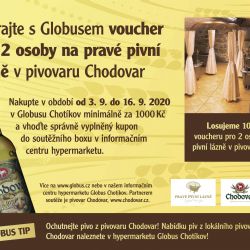 Soutěžte s Globusem o pivní lázně Chodovar