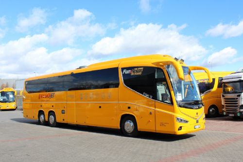 Foto: Autobusy RegioJet vyjedou od června na nové lince Praha – Přeštice – Švihov – Klatovy a zpět 