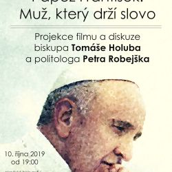 Biskupství zve na promítání filmu a diskuzi o papeži Františkovi