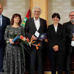 Frank, Pavlovský, Petrová, Marek. Plaketu hejtmanky za odvážné občanské postoje získaly další osobnosti