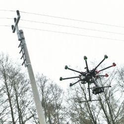 ČEZ Distribuce otestovala v kraji drony pro kontrolu zařízení ve špatně přístupném terénu