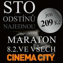 Cinema City i v Plzni přináší exkluzivně maraton s názvem „Sto odstínů najednou“