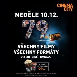 Cinema City zve na Levnou neděli