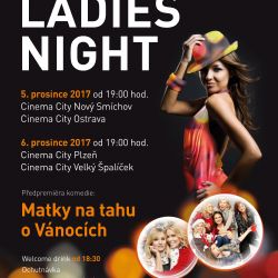 Dámy, přijďte si ve středu užít do Plzně vánoční Ladies Night v Cinema City 