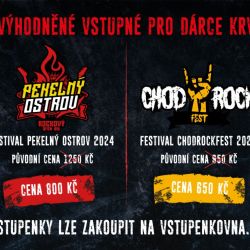 Dárci krve mohou na letní rockové festivaly s výraznou slevou