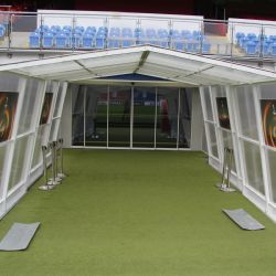 Doosan Arena je připravena na utkání Evropské ligy s Beer-Shevou