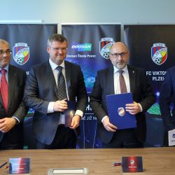 Doosan Škoda Power generálním partnerem Viktorie Plzeň na další dva roky