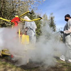 Doubravka vydezinfikuje všechna svá dětská hřiště