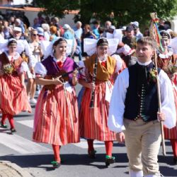 Dýšina ožila oslavou Dožínek Plzeňského kraje