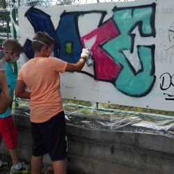 Graffiti ano, ale legálně. V Klubech Diakonie Západ mají jasno