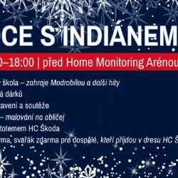 HC Škoda Plzeň zve na sobotní Vánoce s Indiánem 