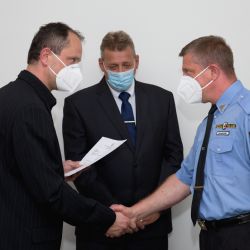 Hygienici ocenili plzeňské strážníky za nasazení v době koronaviru