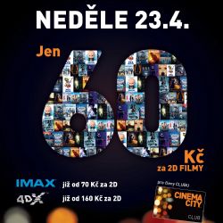 I plzeňské Cinema City zve na levnou neděli