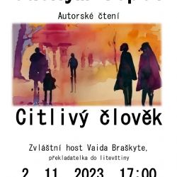 Jáchym Topol bude číst z Citlivého člověka v Loosově interiéru 