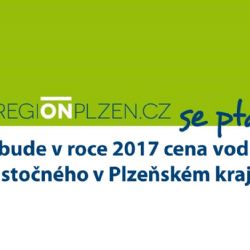 Jaká bude v roce 2017 cena vodného a stočného v Plzeňském kraji?