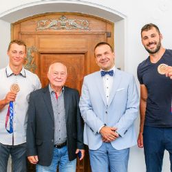Kajakář Radek Šlouf přivezl olympijský bronz i parťáka Dostála do Plzně