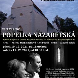 Kašpaři zahrají v Kašperkách Popelku Nazaretskou 